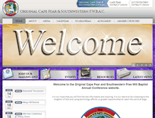Tablet Screenshot of capefearswac.org